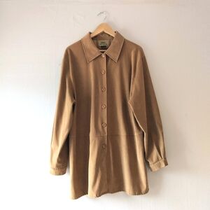 Vintage Camel Suedeen Shacket